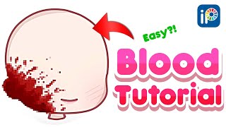 Blood Tutorial 🩸  Ibispaint X  Gachaclublife2 [upl. by Anyr482]