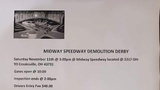 Midway Speedway Onboard 007 Mowers 111123 [upl. by Netneuq651]