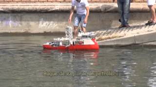 Barcos por radiocontrol en el Río Genil 2014 Modelismo naval 1º parte [upl. by Corilla558]