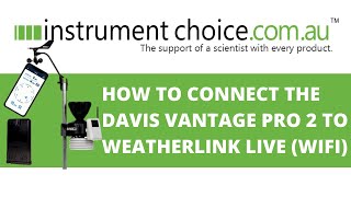 How to Connect the Davis Vantage Pro 2 to WeatherLink Live WiFi [upl. by Waneta]