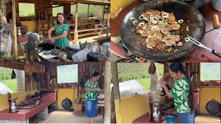 FRITAMOS OS BIFES NO DISCO DE ARADO PARA O ALMOÇO NA CASINHA NO PÉ DA SERRA FAMÍLIA REUNIDA [upl. by Damalas692]