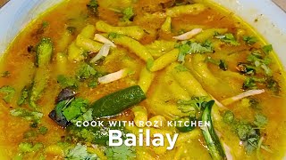 Bailay  besan ke bailay salan  Besan bailay curry recipe [upl. by Olnee]