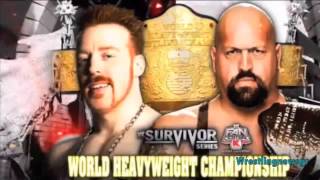 WWE Survivor Series 2012 Match Card [upl. by Hewet230]