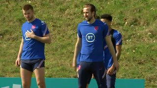 England Train Ahead Of Poland World Cup Qualifier [upl. by Anica415]