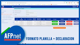 Como declarar Planilla AFPnet 2022  Registrar y generar Tiket de pago AFPnet  Tutorial paso a paso [upl. by Giuditta]