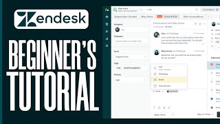 Zendesk Tutorial for Customer Service  How to Use Zendesk 2024 [upl. by Donavon]