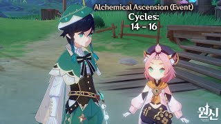 Genshin Impact  Alchemical Ascension Event  Cycles 14  16 Alchemy Exam 2 Dionas Request [upl. by Annunciata55]