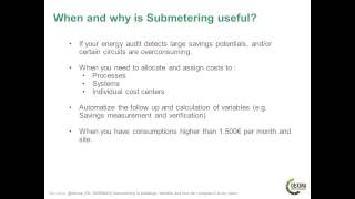 Building Submetering Strategy for Energy Efficiency [upl. by Alexei983]