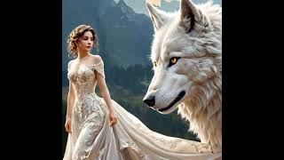 My Ivory DireWolf is beautifulDirewolveswolfwolvespetswolvesdogfypforyouforyoupagereelsai [upl. by Eelac]