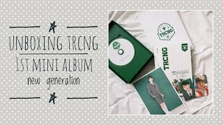 💿 UNBOXING trcng 1st mini album  new generation 💿 [upl. by Anawal]