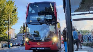 UNCOMMON Journey on the London Bus Route 185 [upl. by Stickney758]