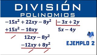 División de polinomios  Ejemplo 2 [upl. by Anahsohs]