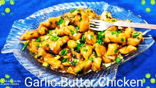 Garlic butter chicken  Butter garlic chicken  Easy and quick chicken recipe [upl. by Eirual]