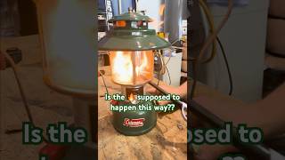 1973 Vintage Coleman Lantern that Runs on Coleman Camp Fuel Lets get Lit camping [upl. by Lednor]