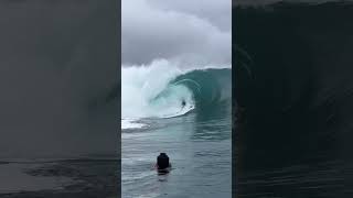 Bodyboarding the heaviest wave on the planet… surfing bodyboarding teahupoo [upl. by Cameron]