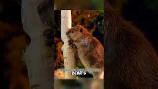 Unluckiest Beaver Ever Building a Lodge and Facing a Bear shorts viralvideo [upl. by Ardnuasal996]