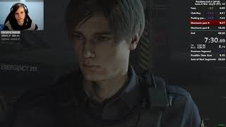 RE2 Remake Speedrun Leon A NG Any 3930 [upl. by Gascony11]