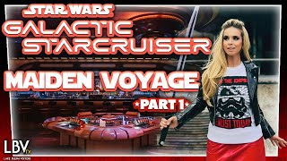 Disney Worlds Star Wars Galactic Starcruiser Maiden Voyage  Part 1 [upl. by Nnylhsa]