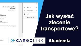 Jak wysłać zlecenie transportowe do kontrahenta [upl. by Maxine]