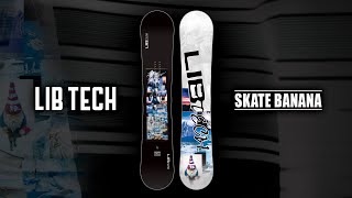 20232024 SKATE BANANA  LIB TECH SNOWBOARD [upl. by Notyal]