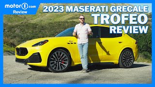 2023 Maserati Grecale Trofeo Review  True Trident SUV [upl. by Tigges]