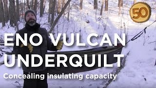 ENO Hammocks Vulcan Underquilt  50 Campfires [upl. by Assirral347]