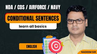 Conditional Sentences By Nadeem Sir  Captain Batra Classes Prayagraj [upl. by Irim]