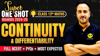 Continuity amp Differentiability One Shot 202425 Full NCERT with PYQs  Class 12th Maths Ushank Sir [upl. by Shantee887]