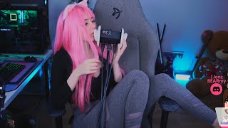 ASMR COSPLAY PINK ROLEPLAY GIRLFRIEND 🎀🌸iJENZ [upl. by Gavrielle]