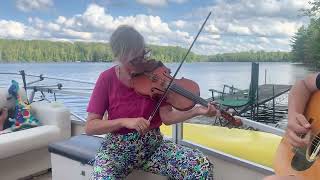 Playing Chirps and Williams on Diamond Lake Wisconsin [upl. by Aidnahs]