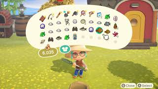 Island Decorating amp Fossil Hunting 🏝️💎  Daily Animal Crossing on Serenity [upl. by Morel]