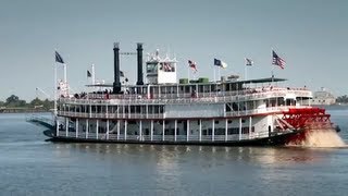 Natchez River Boat  New Orleans Lousiana [upl. by Yecrad]