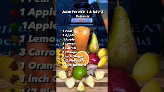 HSV  1 and HSV 2 patients healing juice youtubeshorts youtubemadeforyou shorts health [upl. by Aciria]