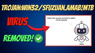 How To Remove TrojanWin32SfuzuanAMABMTB Virus [upl. by Htevi]