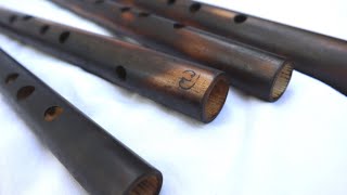 Transverse bamboo flutes  beautiful tones [upl. by Naashom]