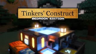 Tinkers Construct Bedrock Edition v20  Novice to Master  Full Guide 12060 [upl. by Assillim]