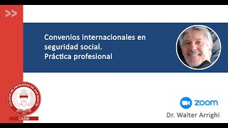 Convenios internacionales en seguridad social Práctica profesional [upl. by Dario]