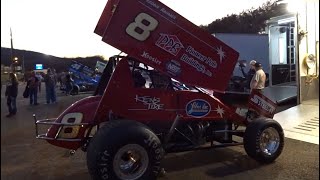 PIT ROAD ◾ Lincoln Speedway ◾ Ice Breaker  410 Sprint Cars 22323 [upl. by Darline]