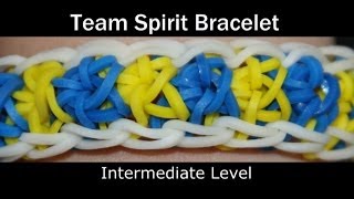 Rainbow Loom® Team Spirit Bracelet [upl. by Arag205]