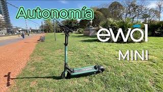 Test de autonomía del⚡️EWOL Mini  PRÁCTICO ✅ [upl. by Vita]