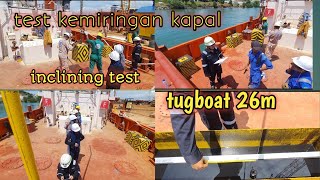 inclining test tugboat 26m MustawaTVmastikjoss [upl. by Colwin113]