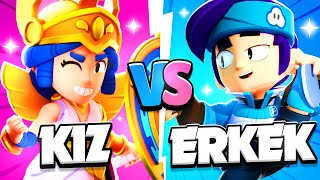 KIZ KARAKTERLER vs ERKEK KARAKTERLER💀 Brawl Stars [upl. by Pinette]