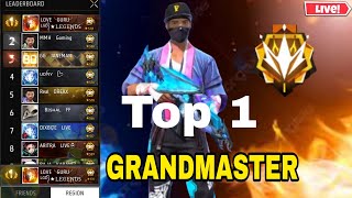 CS RANK PUSH TO TOP 1 GRANDMASTER 🤯💥 nonstopgamingfreefireliveLovegurulive [upl. by Derraj583]