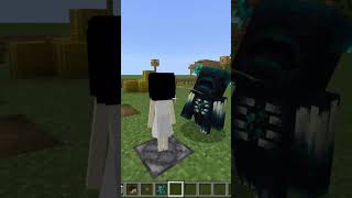 baby warden vs little girl minecraft youtubeshorts minecraftshorts minecraftmods mcpe [upl. by Supen]