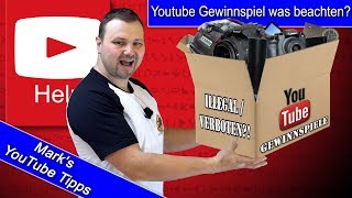 Gewinnspiel auf YouTube  das müsst ihr beachten Giveaway erstellen [upl. by Saire678]