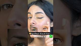 🌹♥️Best Eyeliner for Hooded Eyes✅😍 eyeliner hoodedeyes eyelinerhack eyelinertutorial shorts [upl. by Moyna]