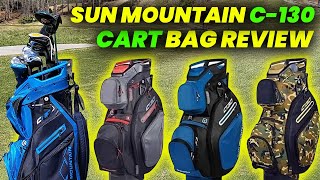 Sun Mountain C130 Cart Bag Review TopShelf Features at a MidRange Price golf bag [upl. by Narda]