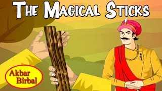 Akbar Birbal Tales In English  The Magical Sticks  English Animated Stories For Kids [upl. by Sices735]