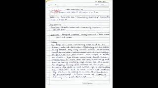 Aim To prepare and submit Atropine eye drops experiment pharmacy industrialpharmacy handwritten [upl. by Eicart]