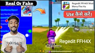 how to use regedit ffh4x mod App Kya hai kaise use kare regedit ffh4x mod App Real Or Fake new hak [upl. by Nayra]